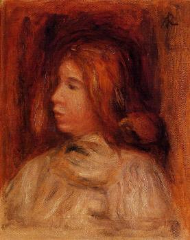 Pierre Auguste Renoir : Portrait of a Young Girl